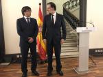 Puigdemont sugirió comparecer tras la reunión de coordinación junto a Rajoy, que se mostró de acuerdo