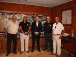 El subdelegado del Gobierno recibe a la Asociación de Jubilados de Policía Nacional de España