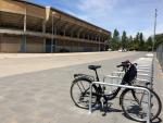 Pamplona estrena 120 plazas de aparcamiento para bicicletas junto al estadio El Sadar