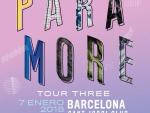 Paramore presentarán nuevo disco en Barcelona