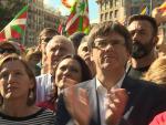 Puigdemont cree que "no está muy lejos" que los barceloneses puedan votar y sigue dispuesto a hablar con Rajoy