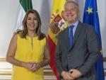 Susana Díaz aborda con el embajador de Reino Unido la "afección" del 'Brexit' a los intereses de Andalucía