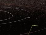 El asteroide Florence, el más grande observado por la NASA, pasará mañana junto a la Tierra