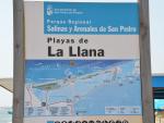 Cs pide actuaciones para frenar "el constante proceso de regresión" de la playa de La Llana