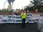 Más de 15.000 personas se manifiestan en Algeciras "por una sanidad digna" para el Campo de Gibraltar