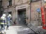 Extinguido un incendio en la cocina de la cervecería La Abadía de Toledo