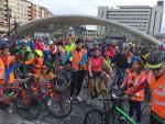 Taboada se compromete con la bici en el Plan de Movilidad ante unos 360 participantes en la marcha ciclista