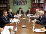 El delegado del Gobierno recibe al vicepresidente primero y ministro de Asuntos Exteriores de la República de Serbia
