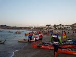 Más de 150 deportistas participan en el Open de Pesca en Kayak 'Costa de Almería' en Carboneras