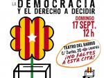 Joan Tardá, Lluís LLach o Isabel Serra, entre los ponentes del acto a favor del referéndum de este domingo