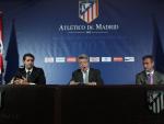 Caminero, en su presentación: "Agüero y De Gea son jugadores del Atlético y contamos con ellos"