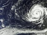 Fotografía facilitada por la Agencia Espacial Europea del huracán Ofelia