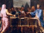 El rey Ptolomeo II y los 70 judíos que escribieron la Biblia.