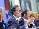 Rajoy junto a Macron