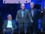 Cinco ex presidentes juntos en un concierto
