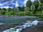 Fotografía del Río Aguajitas en Costa Rica.