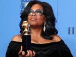 Fotografía de Oprah Winfrey en los Globos de Oro