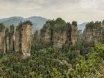 Fotografía del parque nacional Zhangiajie en China.