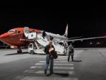 Fotografía de un avión de la compañía Norwegian.