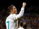 Fotografía de Cristiano Ronaldo, Real Madrid, celebrando un gol