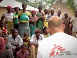 Imagen de los trabajos de Médicos sin Fronteras en África