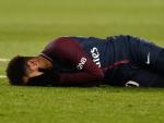 Neymar se lesionó durante el PSG-Olympique de Marsella