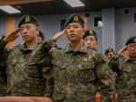 Fotografía de soldados surcoreanos.