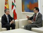 Urkullu dice estar decepcionado con Rajoy por su falta de respuesta