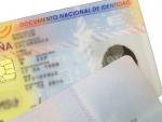 Un documento nacional de identidad de España.
