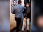 Imagen del vídeo del momento de la agresión.