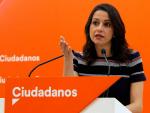 La líder de Cs en Cataluña, Inés Arrimadas