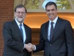 Rajoy y Sánchez se reúnen ante la situación en Cataluña