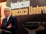 Santos Juliá durante la concesión del premio Francisco Umbral al libro del año