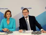 Rajoy y Cospedal durante el Comité Ejecutivo del PP./EFE