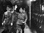 Fotografía de Franco y Hitler en Hendaya.