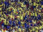 La afición de Colombia disfrutó con su equipo