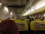 El pasajero Miomir Todorovic subió una fotografía desde el interior del avión (@MiomirTodorovic)