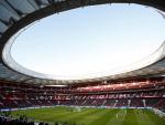 Entrenamiento de la selección española en el Wanda Metropolitano