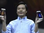 El director ejecutivo de Xiaomi , Lei Jun, en la presentación del Mi 5 en Pekín (EFE)