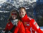 Schumacher junto a su esposa Corinna antes de su dramático accidente