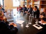Foto de archivo de reunión Andoni Ortuzar con diputados y senadores de PNV