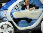 Carlos Ghosn, en una foto de archivo presentando el modelo Renault Twizzy (EFE).
