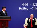 El presidente de China, Xi Jinping, junto a su homólogo de EEUU, Donald Trump