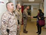 La ministra de Defensa, Margarita Robles, en Afganistán