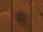 La NASA publica las primeras imágenes de la nave InSight en la órbita de Marte.
