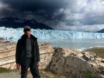Jeff Bezos durante una visita al glaciar Perito Moreno
