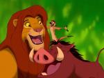 Simba, Timón y Pumba en una de las escenas de El Rey León. / Disney