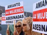 Protesta contra el amianto