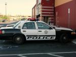 Fotografía de un coche de policía de Las Vegas.