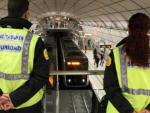 Fotografía vigilantes seguridad en el Metro / EFE
